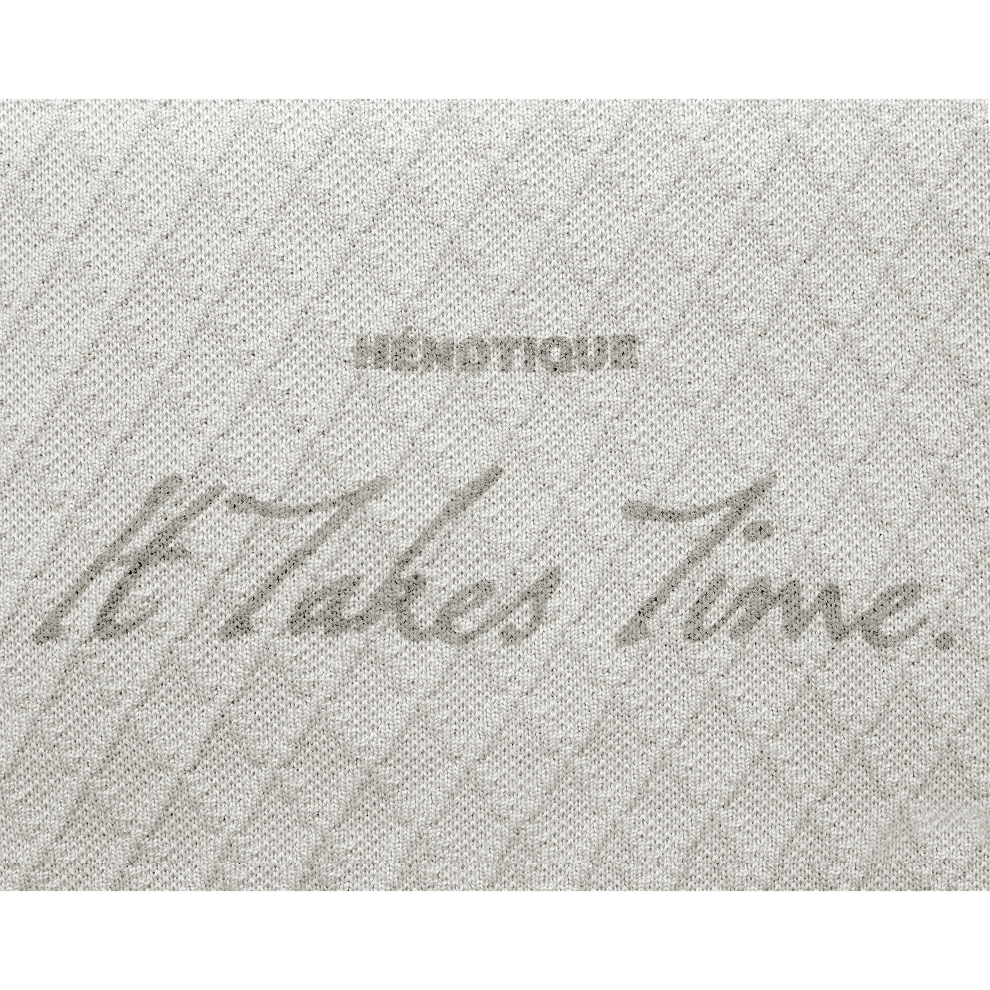 It takes time Knitted Crewneck