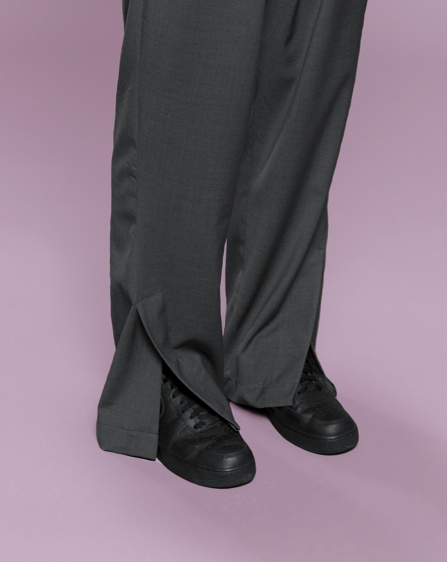 It takes time pleated pants